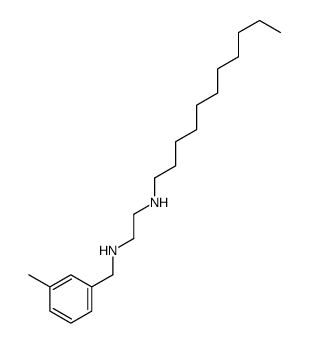 N'-[(3-methylphenyl)methyl]-N-undecylethane-1,2-diamine结构式