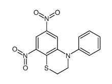 6,8-dinitro-4-phenyl-2,3-dihydro-1,4-benzothiazine结构式