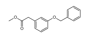 3-苄氧苯乙酸甲酯结构式