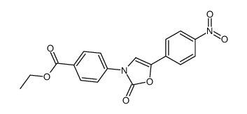 ethyl 4-[5-(4-nitrophenyl)-2-oxo-1,3-oxazol-3-yl]benzoate结构式