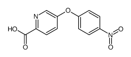 5-(4-nitrophenoxy)pyridine-2-carboxylic acid Structure