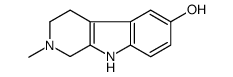 2-methyl-1,3,4,9-tetrahydropyrido[3,4-b]indol-6-ol结构式