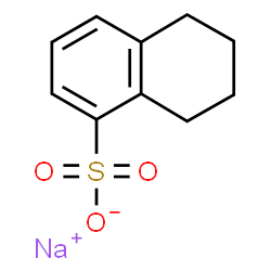 sodium 5,6,7,8-tetrahydronaphthalene-1-sulphonate结构式