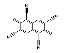 2,6-dioxonaphthalene-1,3,5,7-tetracarbonitrile结构式