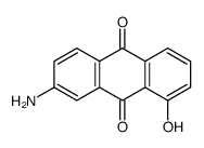7-amino-1-hydroxyanthracene-9,10-dione Structure