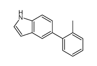 5-(2-methylphenyl)-1H-indole结构式
