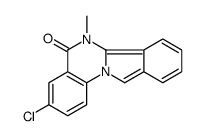 3-chloro-6-methylisoindolo[2,1-a]quinazolin-5-one结构式
