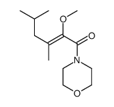 2-methoxy-3,5-dimethyl-1-morpholin-4-ylhex-2-en-1-one Structure