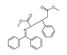 dimethyl (2S)-2-(benzhydrylideneamino)-3-phenylpentanedioate Structure