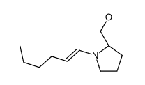 (2S)-1-hex-1-enyl-2-(methoxymethyl)pyrrolidine Structure