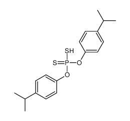 bis(4-propan-2-ylphenoxy)-sulfanyl-sulfanylidene-λ5-phosphane Structure