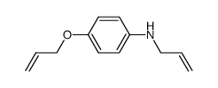 allyl-(4-allyloxyphenyl)-amine结构式