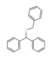 (benzylsulfanyl-phenyl-methyl)benzene structure