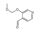 4-Pyridinecarboxaldehyde,3-(methoxymethoxy)-(9CI) structure