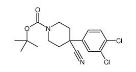 1-BOC-4-CYANO-4-(3,4-CHLOROPHENYL)-PIPERIDINE picture