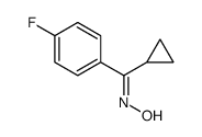 N-[cyclopropyl-(4-fluorophenyl)methylidene]hydroxylamine Structure