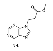 3-(6-amino-purin-9-yl)-propionic acid methyl ester结构式
