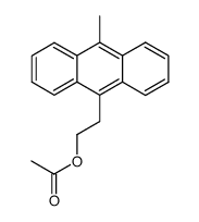 2-(10-methylanthracen-9-yl)ethyl acetate结构式