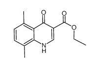 4-hydroxy-5,8-dimethylquinoline-3-carboxylicacidethylester Structure