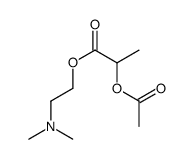 2-Acetoxypropionic acid 2-(dimethylamino)ethyl ester结构式