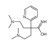 4-(dimethylamino)-2-[2-(dimethylamino)ethyl]-2-pyridin-2-ylbutanamide Structure
