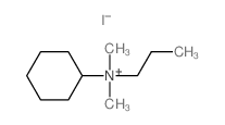 cyclohexyl-dimethyl-propyl-azanium structure