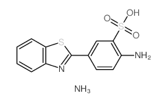 2-amino-5-(1,3-benzothiazol-2-yl)benzenesulfonic acid结构式