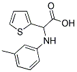 THIOPHEN-2-YL-M-TOLYLAMINO-ACETIC ACID结构式