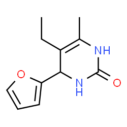 2(1H)-Pyrimidinone,5-ethyl-4-(2-furanyl)-3,4-dihydro-6-methyl-(9CI) structure