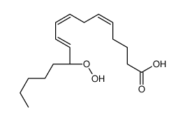 (5E,8Z,10Z,12S)-12-hydroperoxyheptadeca-5,8,10-trienoic acid结构式
