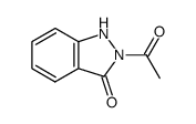 2-Acetyl-1H-indazole-3(2H)-one结构式