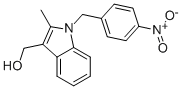 1h-indole-3-methanol, 2-methyl-1-[(4-nitrophenyl)methyl]-结构式