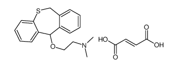 (E)-but-2-enedioic acid,2-(6,11-dihydrobenzo[c][1]benzothiepin-11-yloxy)-N,N-dimethylethanamine结构式