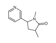 1,3-dimethyl-5-(pyridin-3-yl)pyrrolidin-2-one Structure
