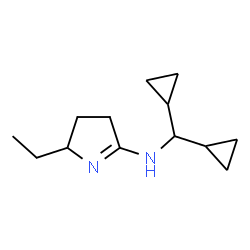 2H-Pyrrol-5-amine,N-(dicyclopropylmethyl)-2-ethyl-3,4-dihydro-(9CI) structure