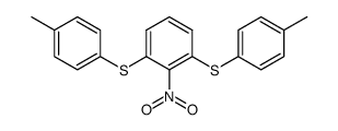 2-nitro-1,3-bis-p-tolylsulfanyl-benzene Structure