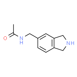 Acetamide,N-[(2,3-dihydro-1H-isoindol-5-yl)methyl]- structure