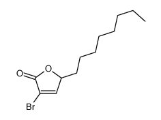 3-bromo-5-octylfuran-2(5H)-one Structure