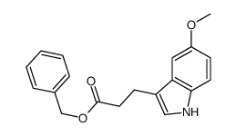 benzyl 3-(5-methoxy-1H-indol-3-yl)propanoate结构式