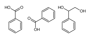 benzoic acid,1-phenylethane-1,2-diol结构式
