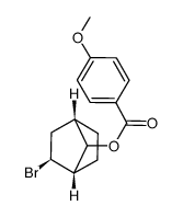 bromo-2 exo p-methoxybenzoyloxy-7 syn bicyclo[2.2.1]heptane结构式