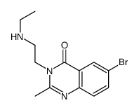 6-bromo-3-[2-(ethylamino)ethyl]-2-methylquinazolin-4-one Structure