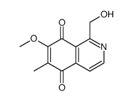 (7-methoxy-6-methyl-5,8-dioxo-5,8-dihydro-1-isoquinolyl)methanol Structure