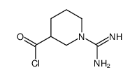 3-Piperidinecarbonyl chloride, 1-(aminoiminomethyl)- (9CI) picture