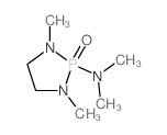 N,N,1,3-tetramethyl-2-oxo-1,3-diaza-2$l^C6H16N3OP-phosphacyclopentan-2-amine Structure