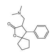 3-[(dimethylamino)methyl]-4-phenyl-1-oxaspiro[4.4]nonan-2-one Structure