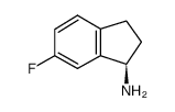 (R)-6-氟-茚满-1-胺结构式