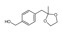 [4-[(2-methyl-1,3-dioxolan-2-yl)methyl]phenyl]methanol Structure
