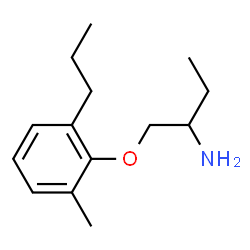Propylamine, 1-[[(6-propyl-o-tolyl)oxy]methyl]- (8CI)结构式