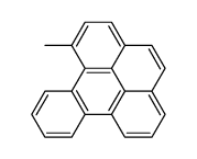 1-methylbenzo(e)pyrene Structure